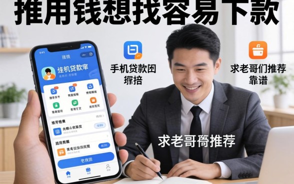 急用钱想找容易下款的手机贷款软件，求老哥们推荐几个靠谱的！