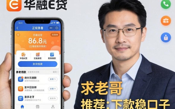有没有类似华融e贷那种正规靠谱的借款APP?求老哥推荐几个下款稳的口子!