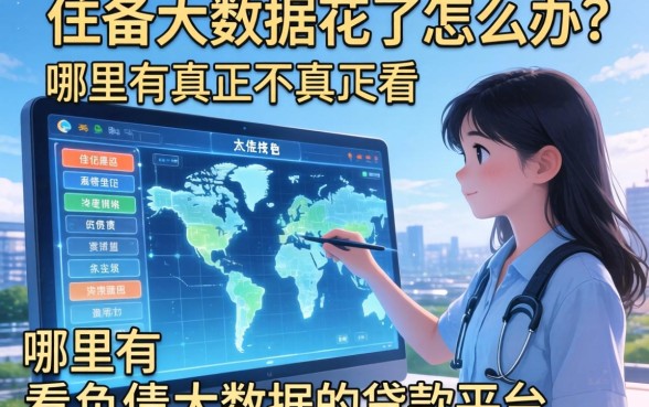 负债高大数据花了怎么办？哪里有真正不看负债大数据的贷款平台？