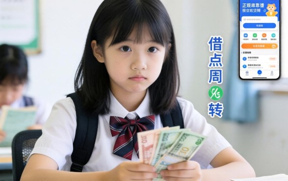 急急急！我是未成年学生想借点钱周转，有哪些正规靠谱的贷款软件能通过啊？