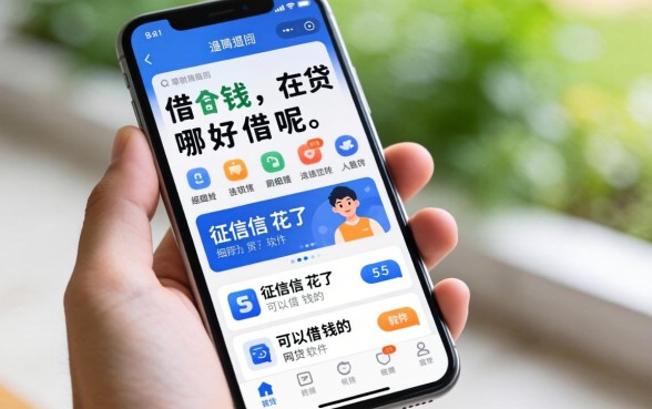 手机借钱在哪好借呢，细致阐述五个征信花了可以借钱的网贷软件