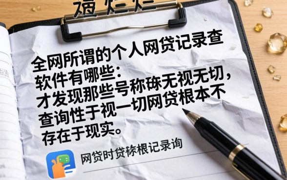 我翻烂了全网所谓的个人网贷记录查询软件有哪些，才发现那些号称无视一切的网贷根本不存在于现实