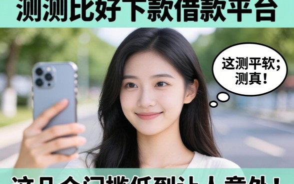 实测比较好下款的借款平台,这几个门槛低到让人意外