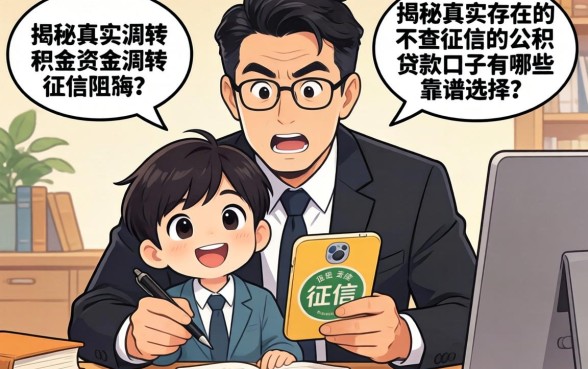 急需资金周转却因征信受阻？揭秘真实存在的不查征信的公积金贷款口子有哪些靠谱选择？