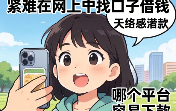 手头紧想在网上找口子借钱，哪个平台容易下款？