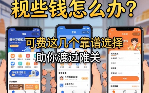 急需用钱怎么办？哪些正规软件可以借钱的平台可靠？这几个靠谱选择助你渡过难关