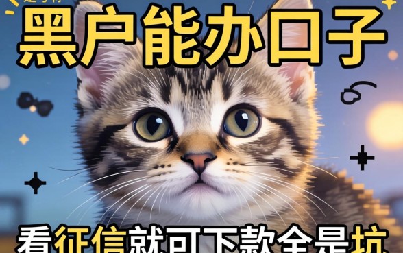 我试了那些号称黑户能办的口子，发现不看征信就能下款全是坑