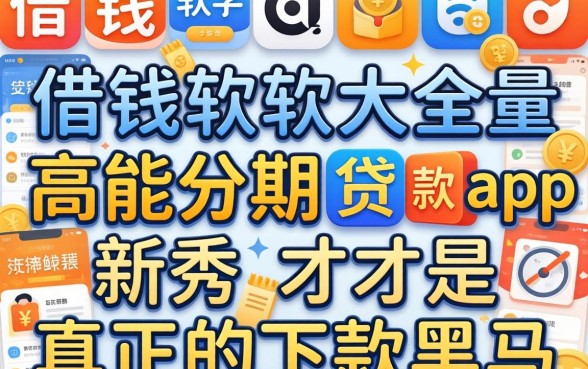 我翻遍一百种借钱软件大全,发现高能分期贷款app新秀才是真正的下款黑马