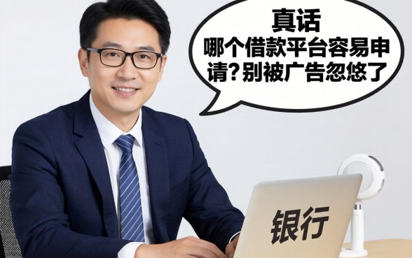 银行经理说真话:哪个借款平台容易申请?别被广告忽悠了