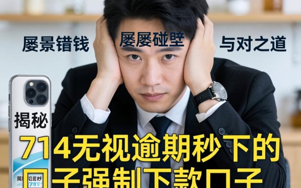 急需用钱却屡屡碰壁?揭秘714无视逾期秒下的口子强制下款口子背后的真相与应对之道