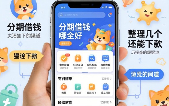 手机分期借钱的哪个好？整理了几个还能下款的渠道
