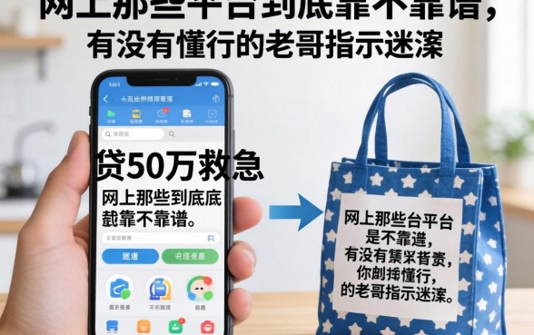 手头紧想贷50万救急,网上那些平台到底靠不靠谱?有没有懂行的老哥指点迷津!