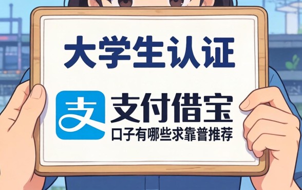 求助！大学生认证能在支付宝借钱的口子有哪些？求靠谱推荐！
