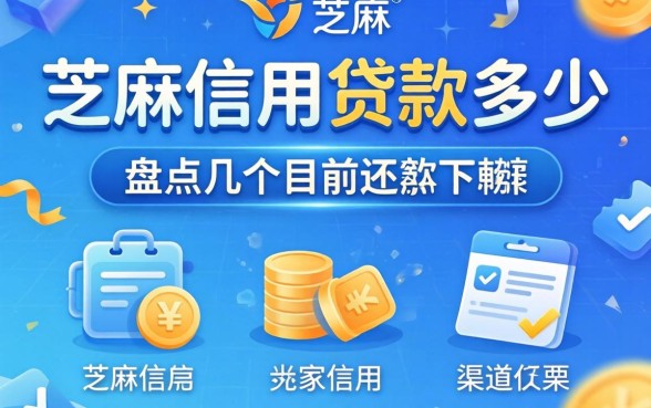 用芝麻信用贷款多少？盘点几个目前还能下款的渠道