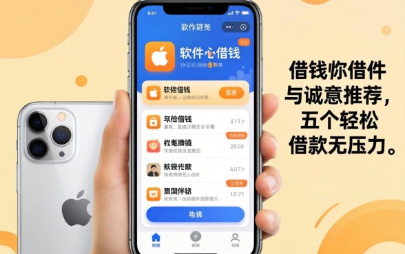 苹果手机什么软件可以借钱，诚意推荐五个轻松借款无压力app
