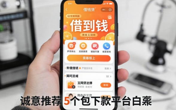 手机上什么借钱软件可以借到钱，诚意推荐5个包下款平台无视黑白的网贷