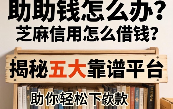急需用钱怎么办？芝麻信用怎么借钱？揭秘五大靠谱平台助你轻松下款