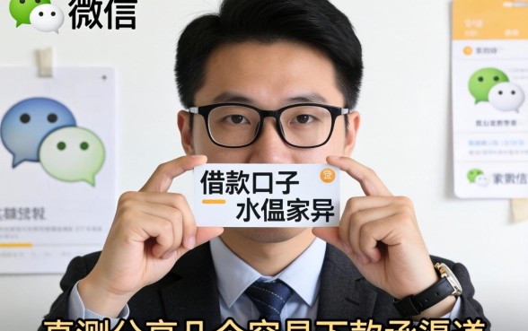 微信的借款口子怎么弄？实测分享几个容易下款的渠道