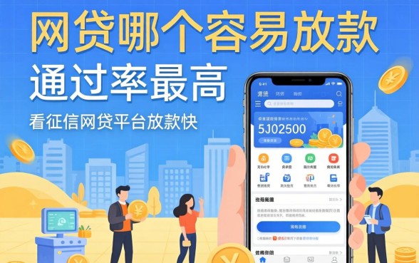 网贷app哪个容易放款通过率最高,归纳五个不看征信网贷平台放款快的软件