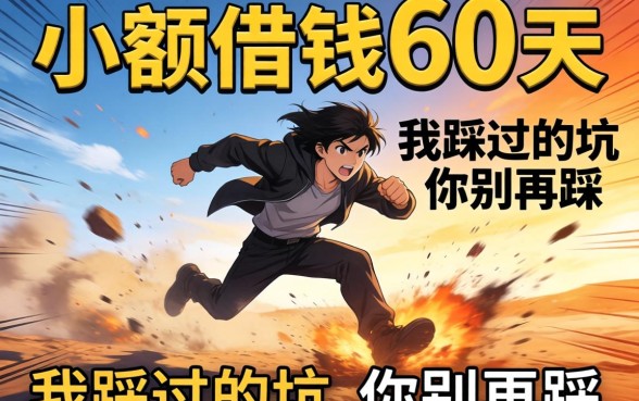 快速小额借钱60天，我踩过的坑你别再踩