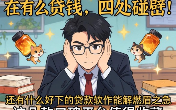 急需用钱却四处碰壁？还有什么好下的贷款软件能解燃眉之急？这几款口碑平台值得收藏