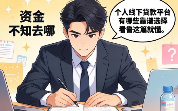 急需资金周转却不知去哪？个人线下贷款平台有哪些靠谱选择？看完这篇就懂了