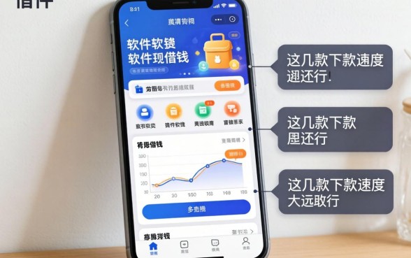 盘点有什么软件能借钱的平台有哪些，这几款下款速度还行