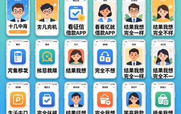 我试了十几个所谓不看征信的借款app,结果和我想的完全不一样