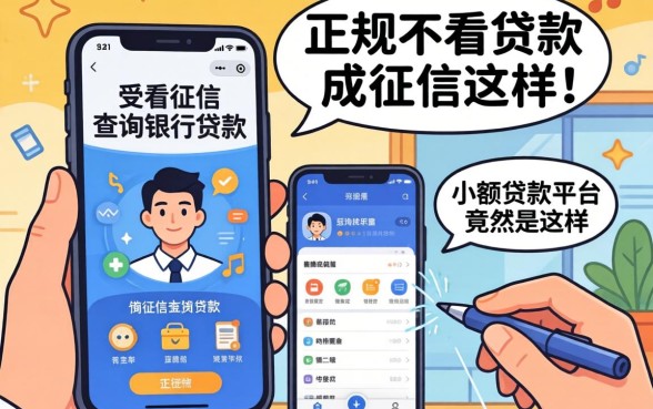 我试了几个不看征信查询银行贷款，发现正规不看征信的小额贷款平台竟然是这样