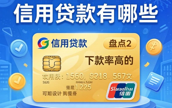 好的信用贷款有哪些？盘点两个下款率高的渠道