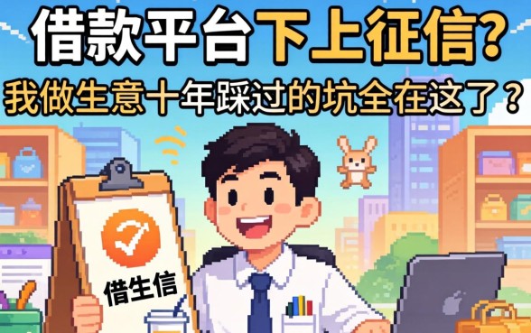 都有哪些借款平台不上征信的？我做生意十年踩过的坑全在这了