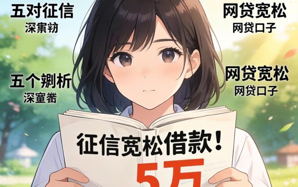 如何快速借款五万,深入剖析五个对征信宽松的网贷口子