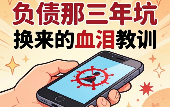 手机贷款有什么坑?我负债那三年换来的血泪教训