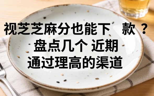 无视芝麻分也能下款？盘点几个近期通过率高的渠道