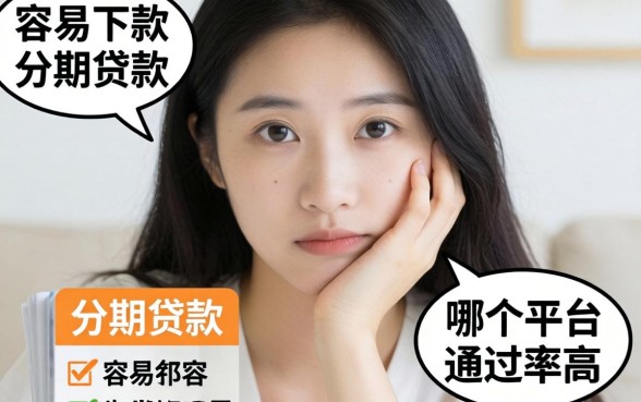最近手头紧想找个容易下款的分期贷款，哪个平台通过率高一点？