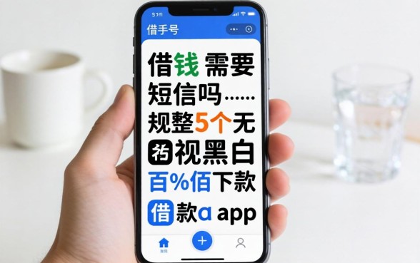 手机号借钱需要短信吗，规整5个无视黑白百分百下款的借款app