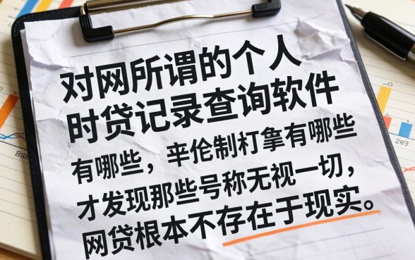 我翻烂了全网所谓的个人网贷记录查询软件有哪些，才发现那些号称无视一切的网贷根本不存在于现实