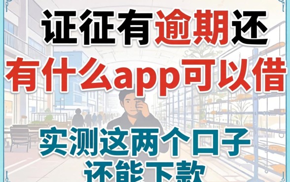 征信有逾期还有什么app可以借款?实测这几个口子还能下款