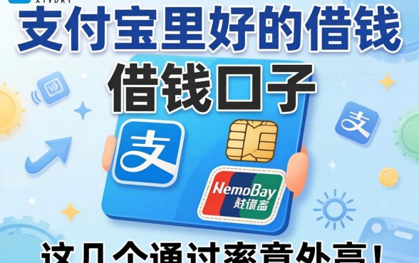 揭秘支付宝里好的借钱口子，这几个通过率意外的高