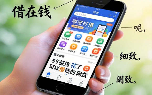 手机借钱在哪好借呢，细致阐述五个征信花了可以借钱的网贷软件
