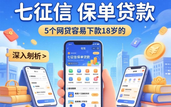 有没有不上征信的保单贷款平台，深入剖析5个网贷容易下款18岁的软件