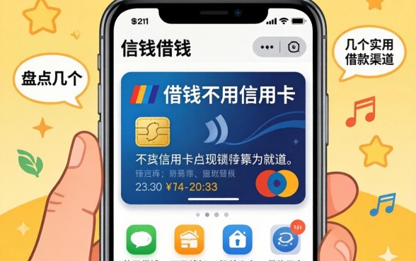 手机怎么借钱不用信用卡？盘点几个实用的借款渠道