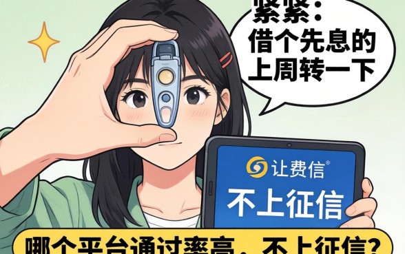 手头紧想借个先息后本周转一下，哪个平台通过率高且不上征信？