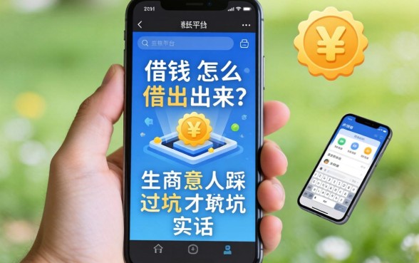 手机上平台借钱怎么借出来？生意人踩过坑才敢说的实话