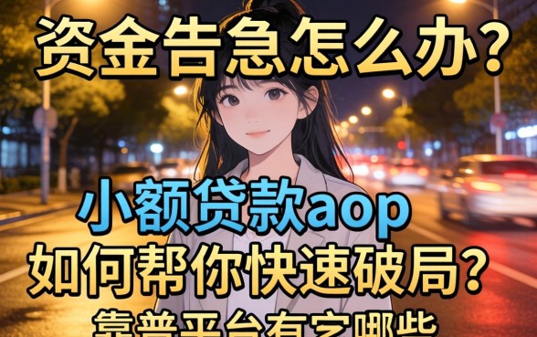 深夜资金告急怎么办？小额贷款aop如何帮你快速破局？靠谱平台有哪些？