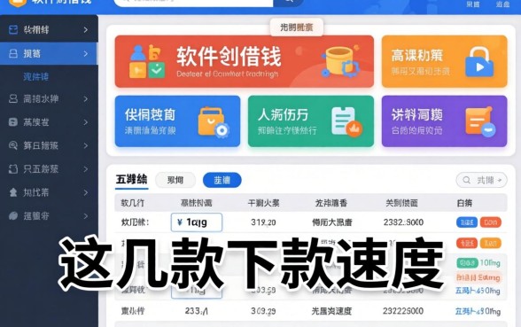 盘点有什么软件能借钱的平台有哪些，这几款下款速度还行