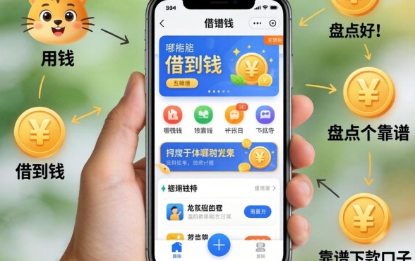 急用钱手机上哪个软件能借到钱？盘点五个靠谱下款口子