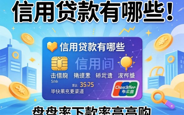 好的信用贷款有哪些？盘点两个下款率高的渠道