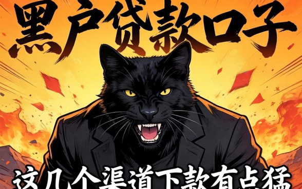 揭秘黑户贷款口子2026：这几个渠道下款有点猛