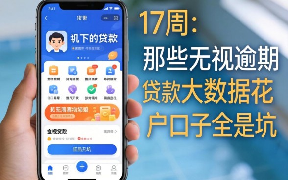 我翻了17周能下的贷款软件，发现那些无视逾期大数据花户口子全是坑